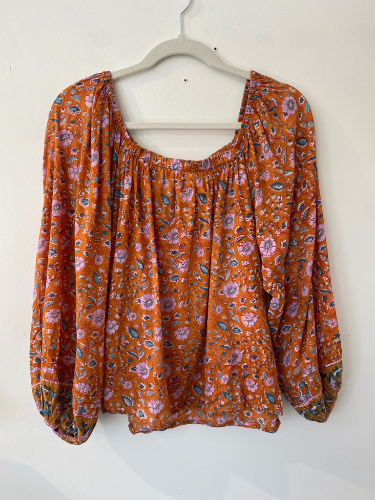 LOOP - Cleobella Floral Blouse, Sz M (#435)