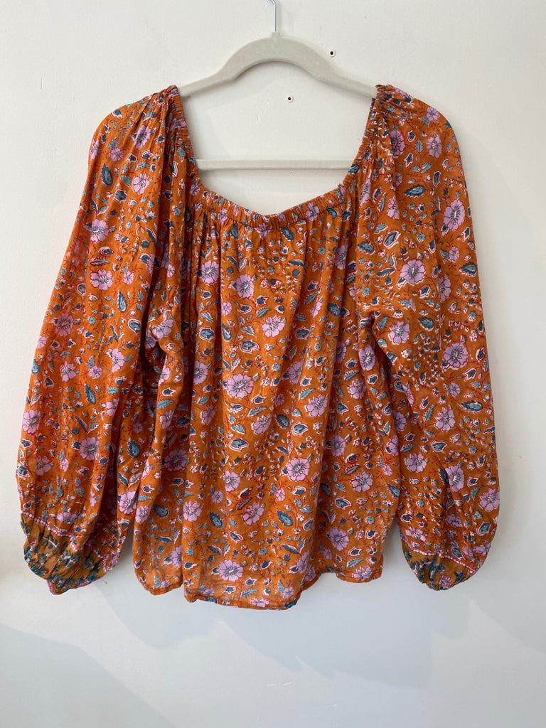 LOOP - Cleobella Floral Blouse, Sz M (#435)