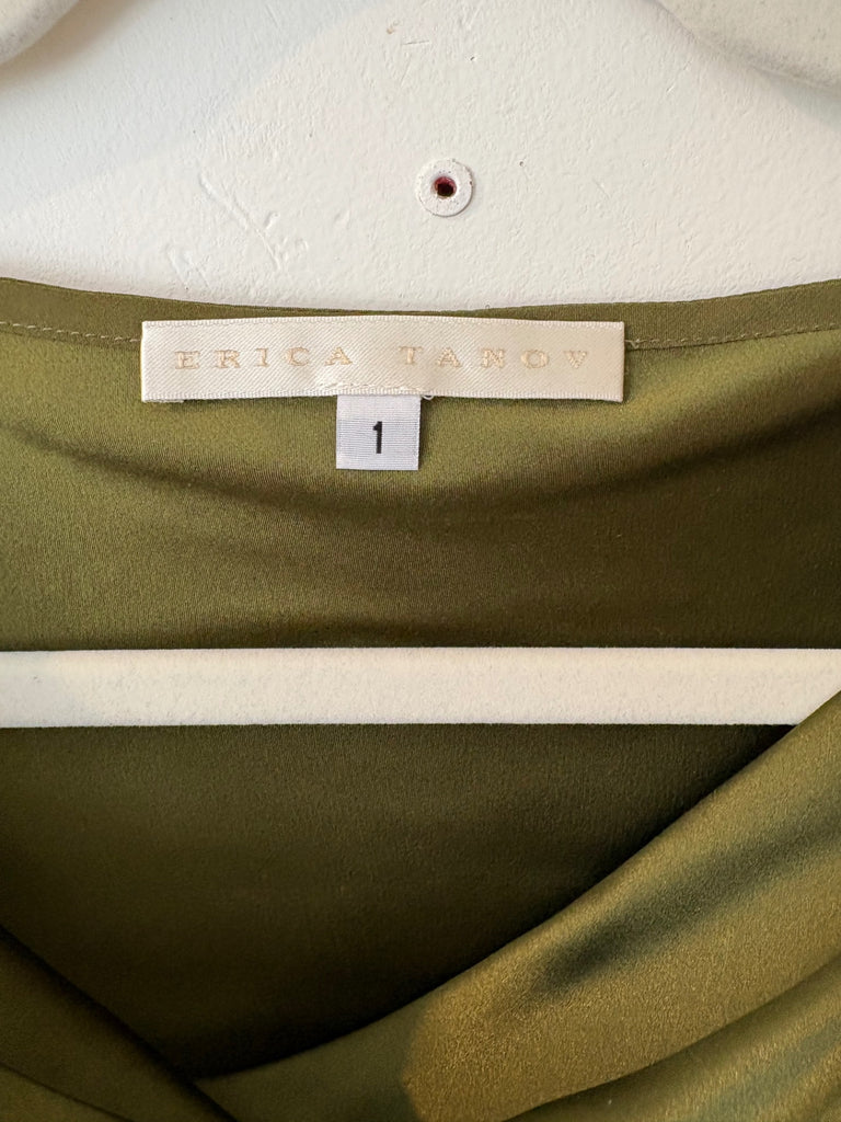 LOOP- Erica Tanov Silk Blouse, Size 1 (#53)