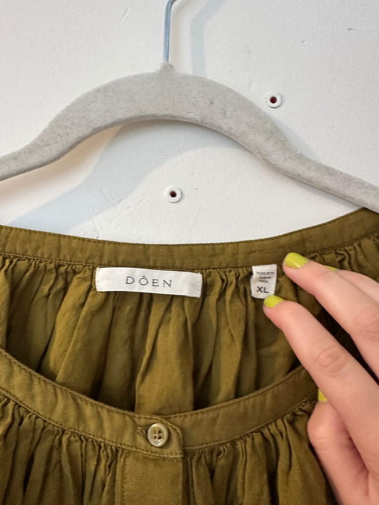 LOOP - Dôen Button Down Blouse, Size XL (#244)