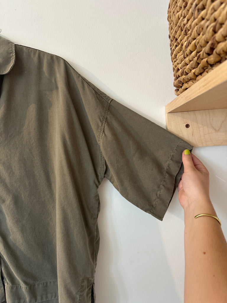 LOOP - Everlane Boxy Button Down Top, Size XS (#437)