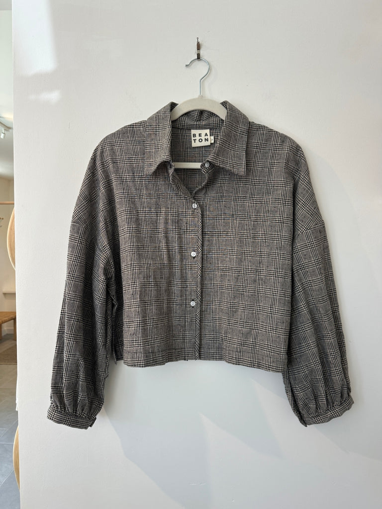 LOOP - Beaton Plaid Button Down, Size L (#41)