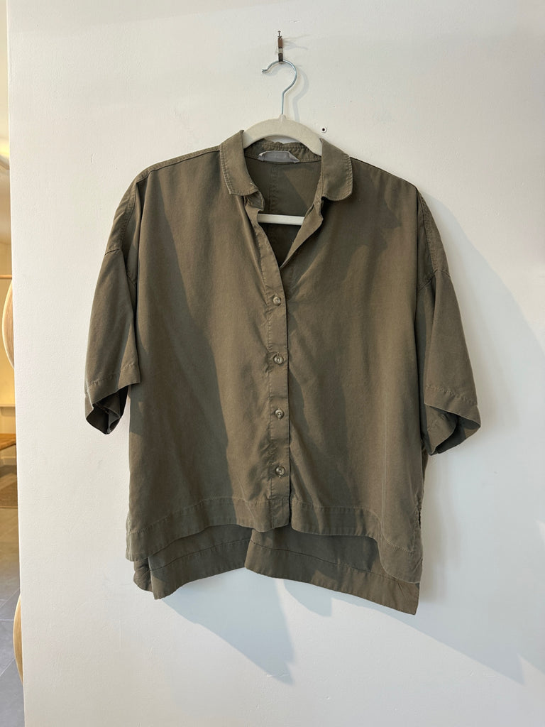 LOOP - Everlane Boxy Button Down Top, Size XS (#437)