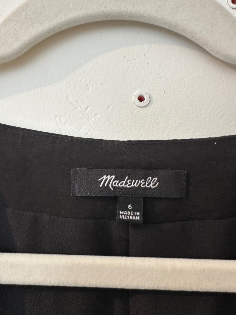 LOOP - Madewell Black Vest, Size 6 (#440)