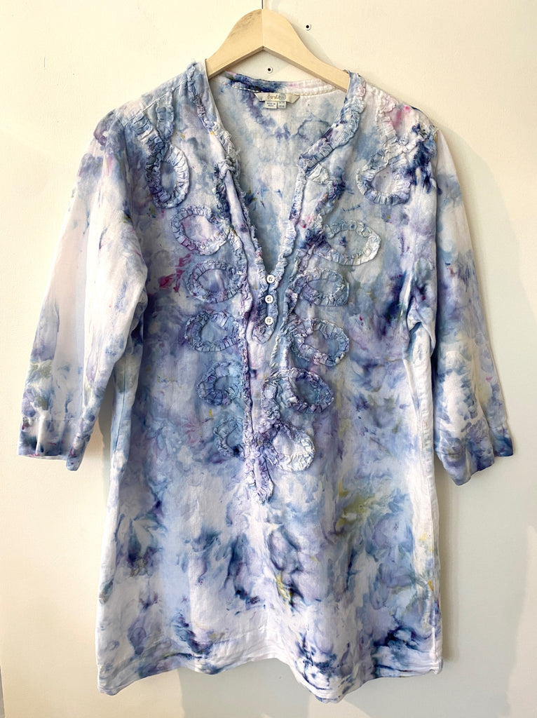 Hipcheck - Ice Dyed Tunic Top, Boden, Sz 16