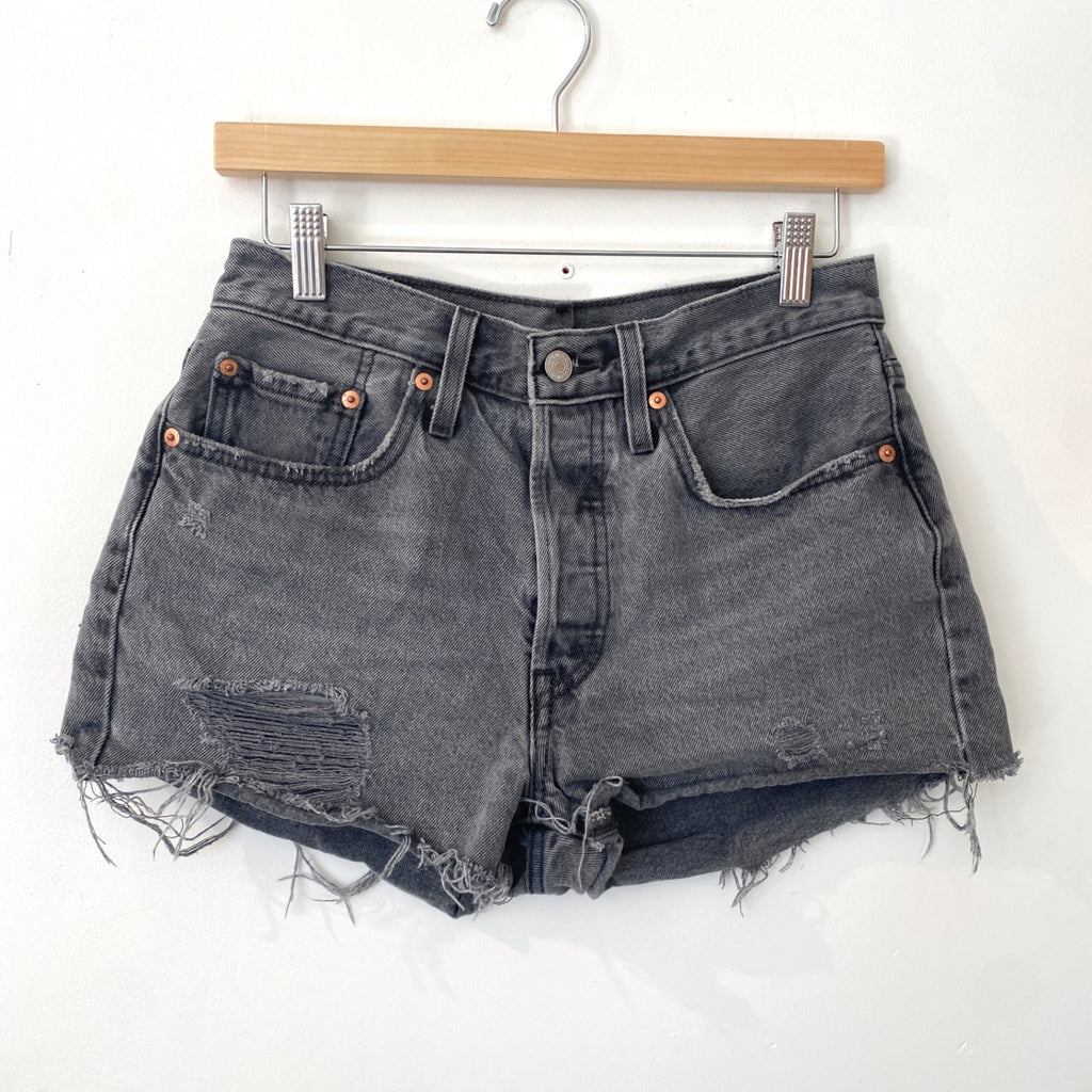 LOOP - Levi’s 501 Cut-Off Denim Shorts, Sz 27 (#435)