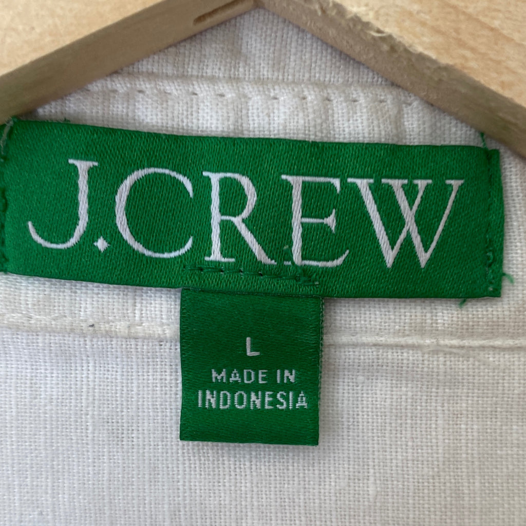 LOOP - J.Crew Long Button Down Shirt, Sz L (#19)