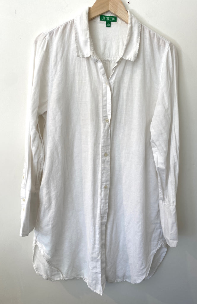 LOOP - J.Crew Long Button Down Shirt, Sz L (#19)