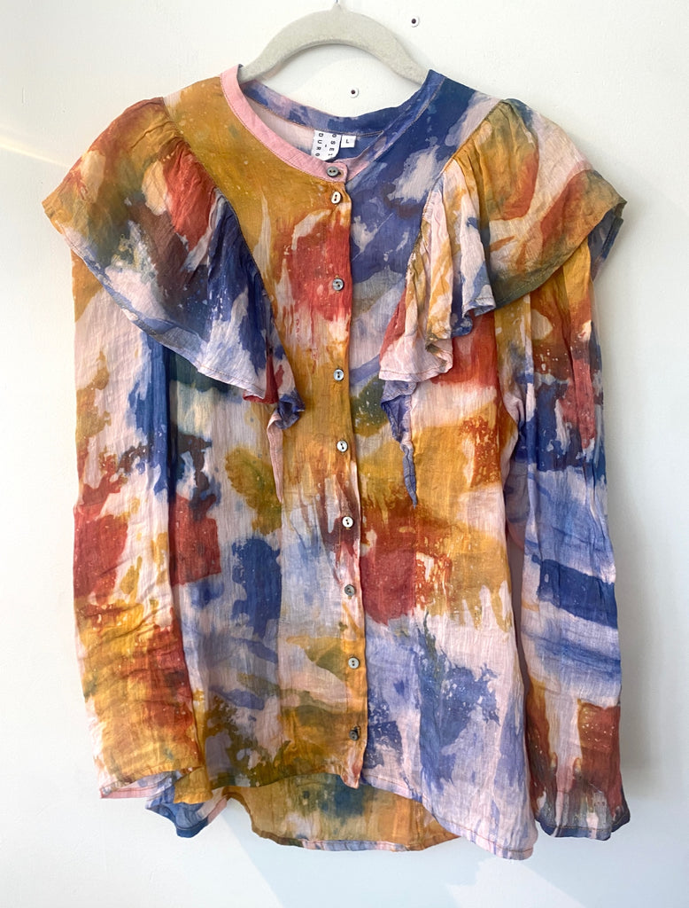 LOOP - Osei Duro Blouse, Sz L (#261)