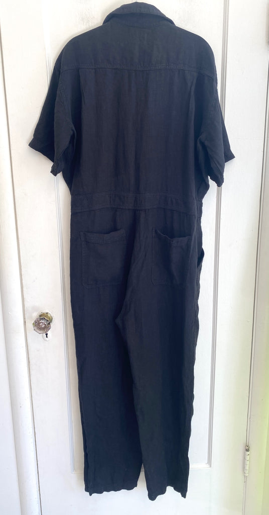 LOOP - Mate The Label Linen Jumpsuit, Sz L (#443)