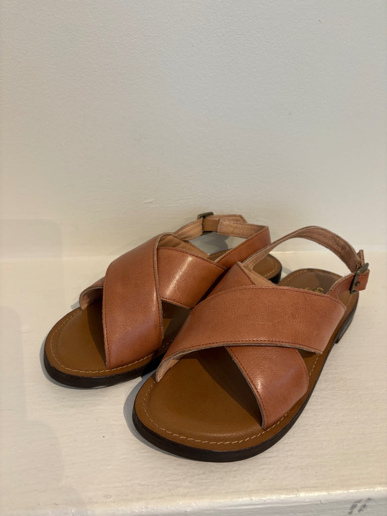 LOOP- Cicala Pu Sandals, Size 7 (#63)