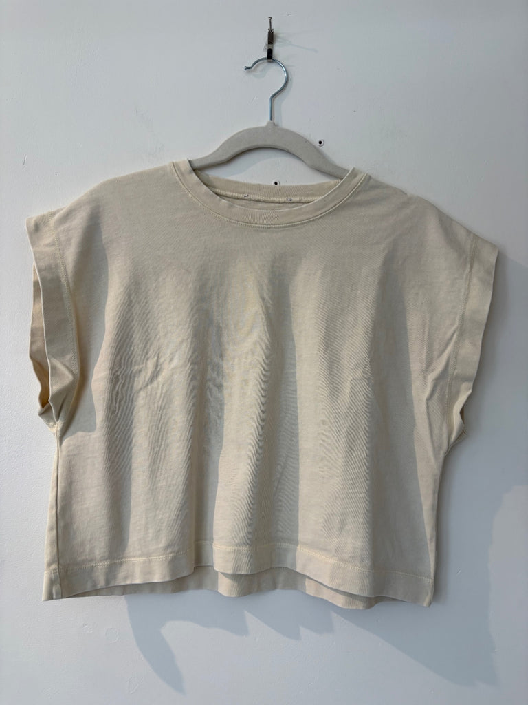 LOOP - Ivory Box Crew Tee, no tag (#18)
