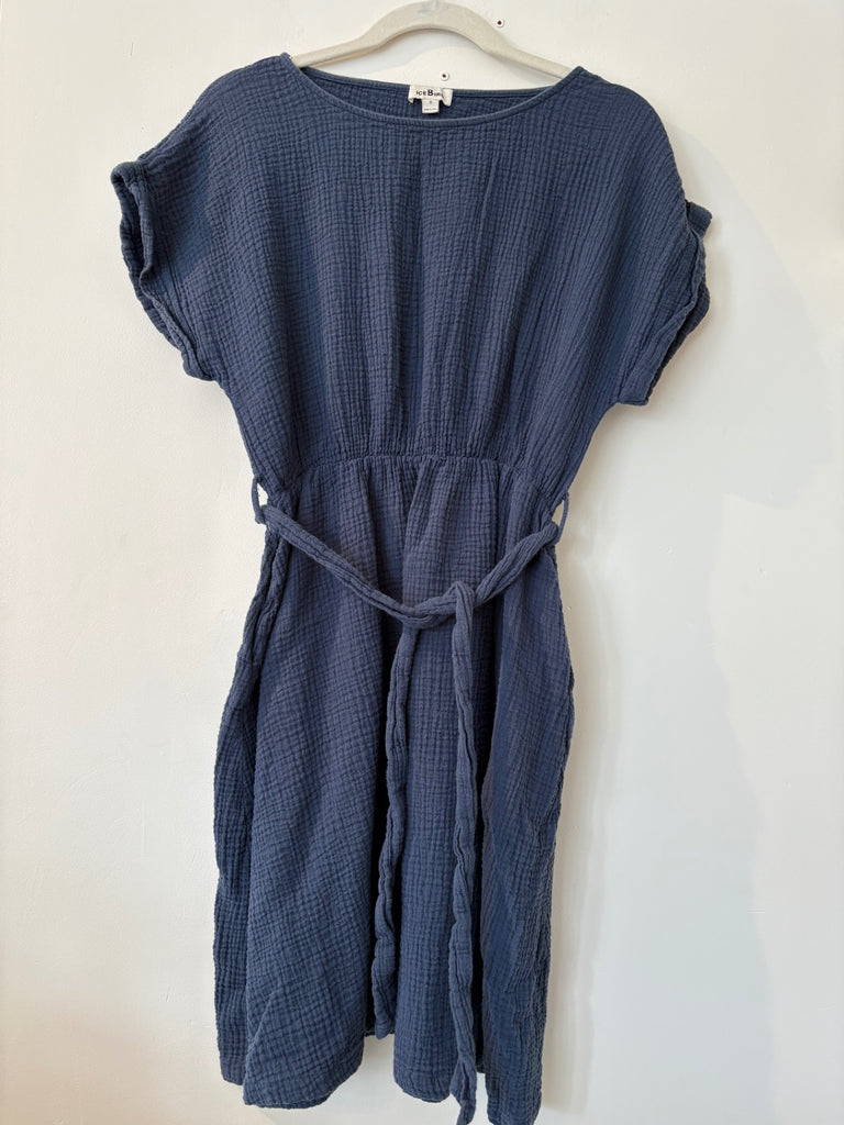 LOOP- Ice Bird Gauze Dress, Size S (#407)
