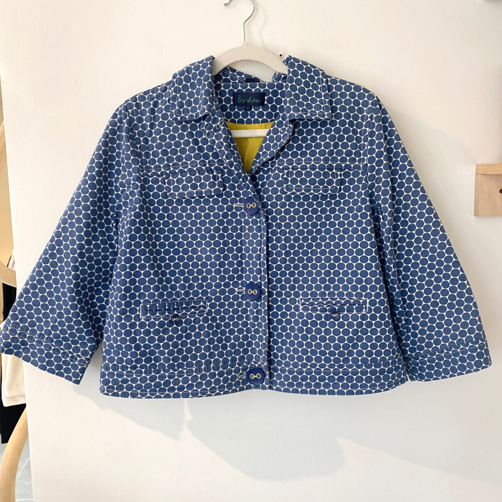 LOOP - Boden Polka Dot Jacket, Sz 14 (#435)