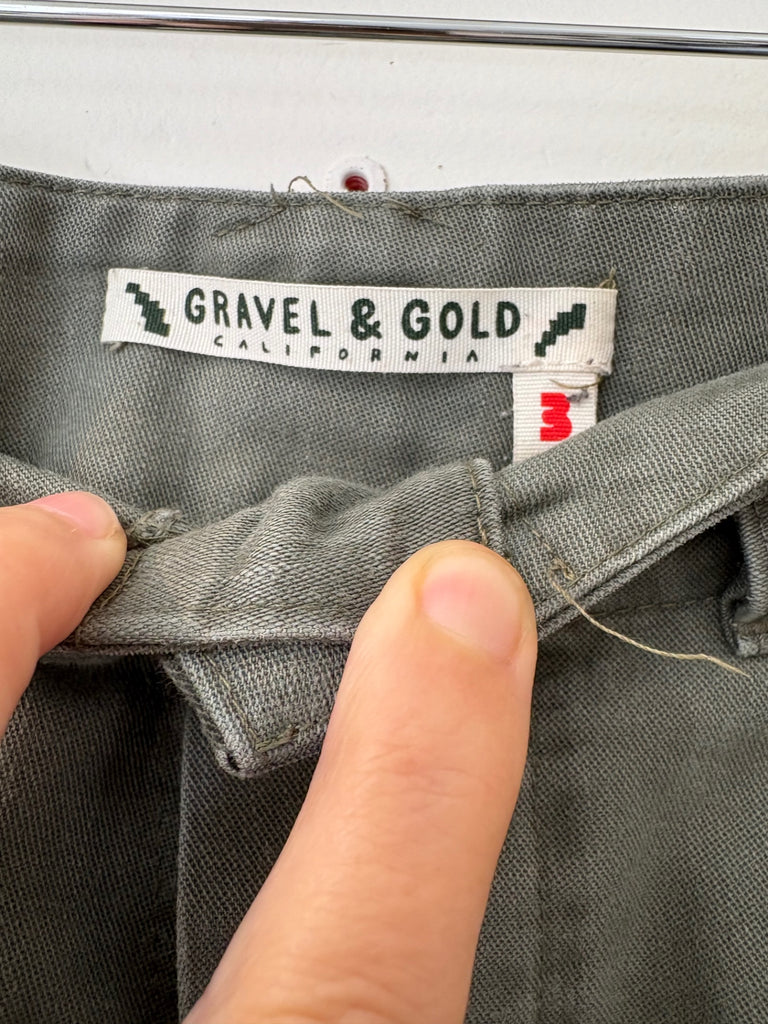 LOOP- Gravel & Gold Pants, Size 3 (#446)