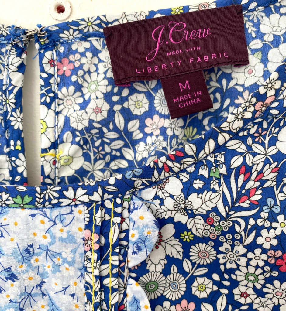 Loop - J. Crew Liberty Fabric Blouse, Sz M (#177)