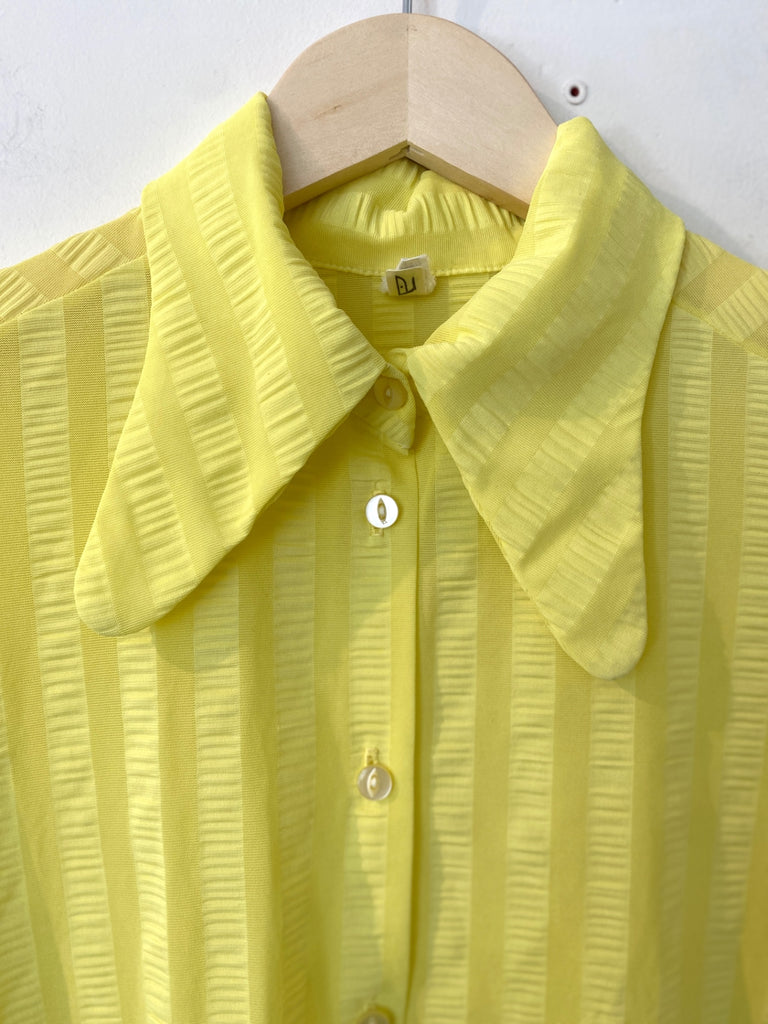 LOOP - Vintage Yellow Blouse, no size (#190)
