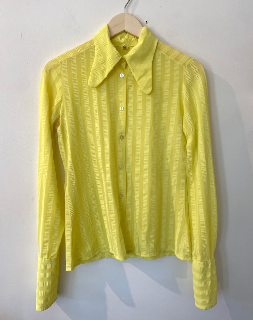 LOOP - Vintage Yellow Blouse, no size (#190)