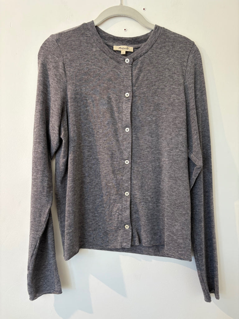 LOOP- MADEWELL Button-Up Sweater, Size L (#51)