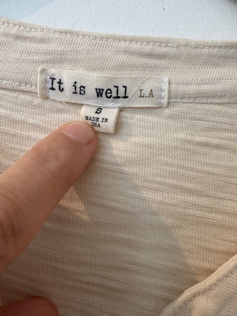 LOOP- It Is Well Shirt, Size S (#51)