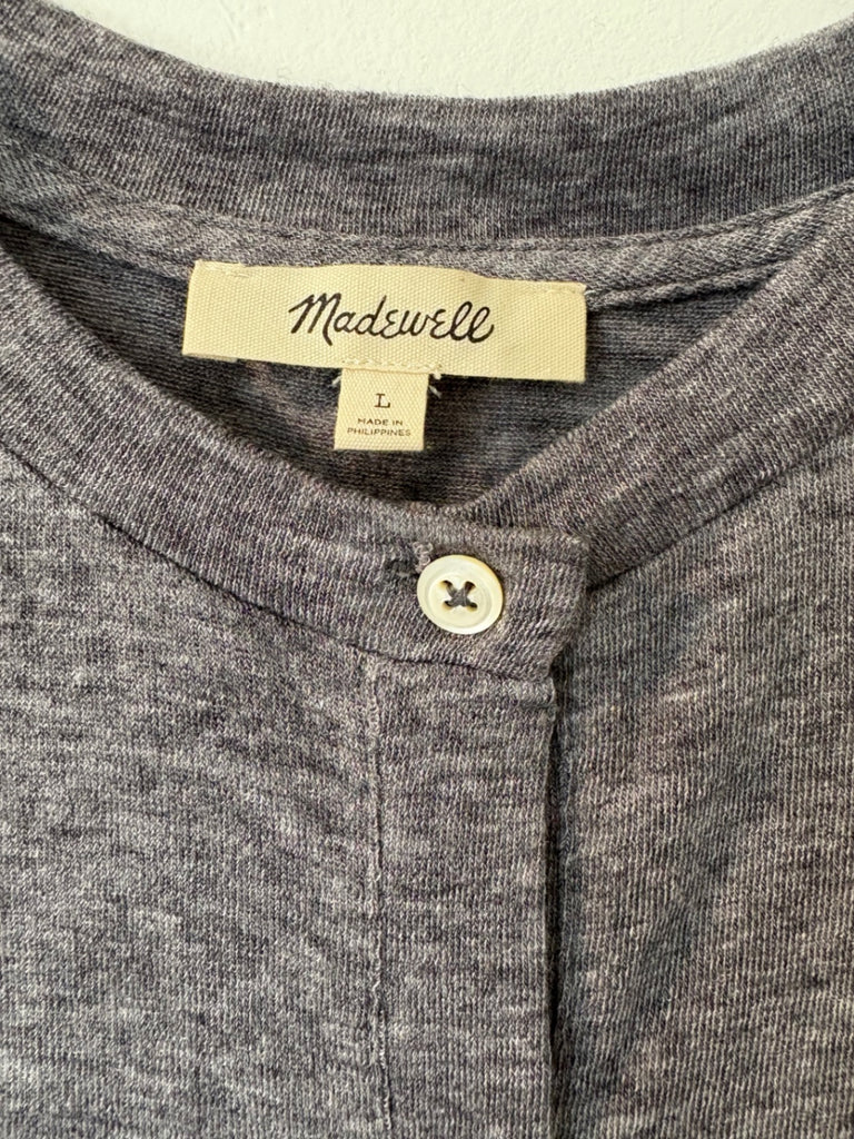 LOOP- MADEWELL Button-Up Sweater, Size L (#51)