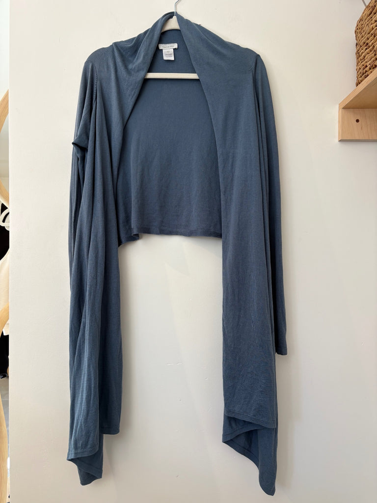 LOOP - Garnet Hill Wrap Sweater, Size S (#435)