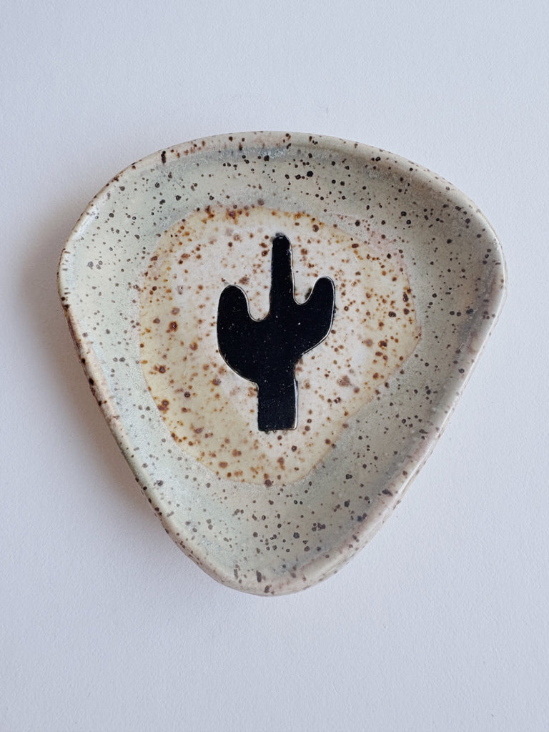 Elena Kaloyanova Triangle Dish- Cactus