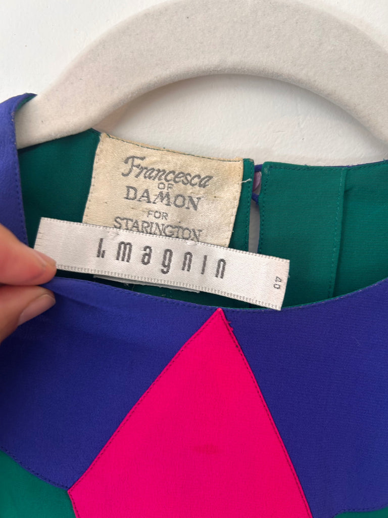 LOOP - Vintage Silk Dress, Size 40 (#50)