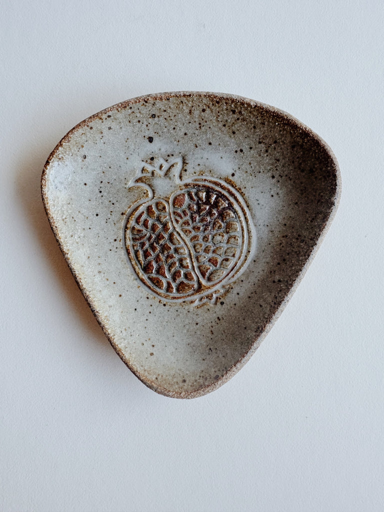 Elena Kaloyanova Triangle Dish- Pomegranate