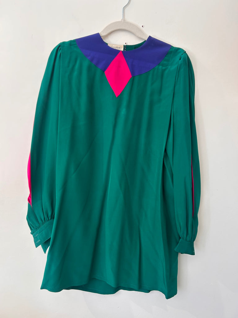 LOOP - Vintage Silk Dress, Size 40 (#50)