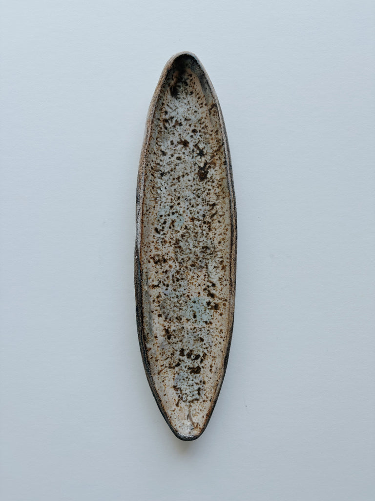 Elena Kaloyanova Speckled Canoe Dish