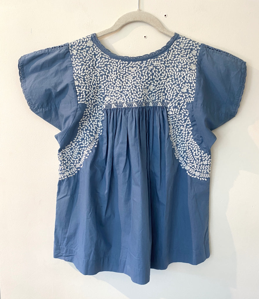 LOOP - Ulla Johnson Embroidered Blouse, Sz 6 (#116)