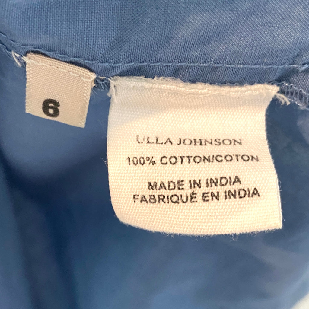 LOOP - Ulla Johnson Embroidered Blouse, Sz 6 (#116)