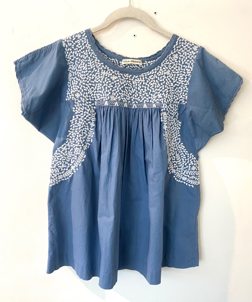 LOOP - Ulla Johnson Embroidered Blouse, Sz 6 (#116)