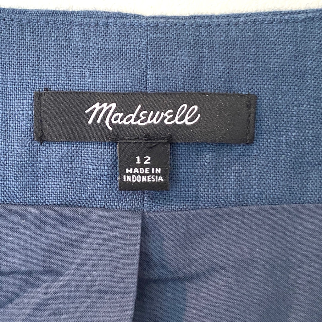 LOOP - Madewell Linen Vest, Sz 12 (#366)