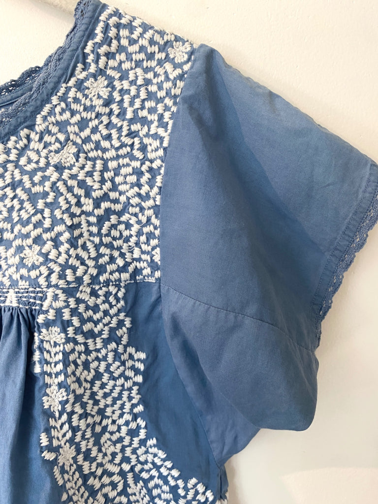 LOOP - Ulla Johnson Embroidered Blouse, Sz 6 (#116)