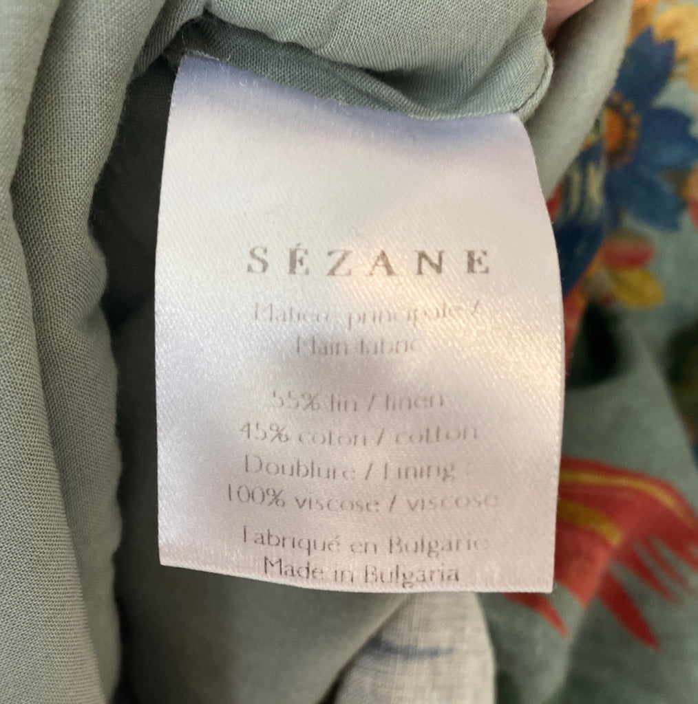 LOOP - Sézane Floral Midi Skirt, Sz 36 (#450)