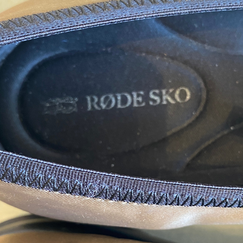 LOOP - Rode Sko Ballet Flats, Sz 7.5 (#380)