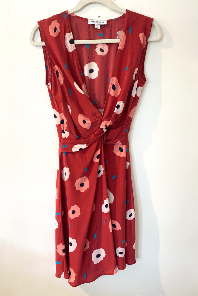 LOOP - Amour Vert Silk Elsie Dress, Sz XS (#7)