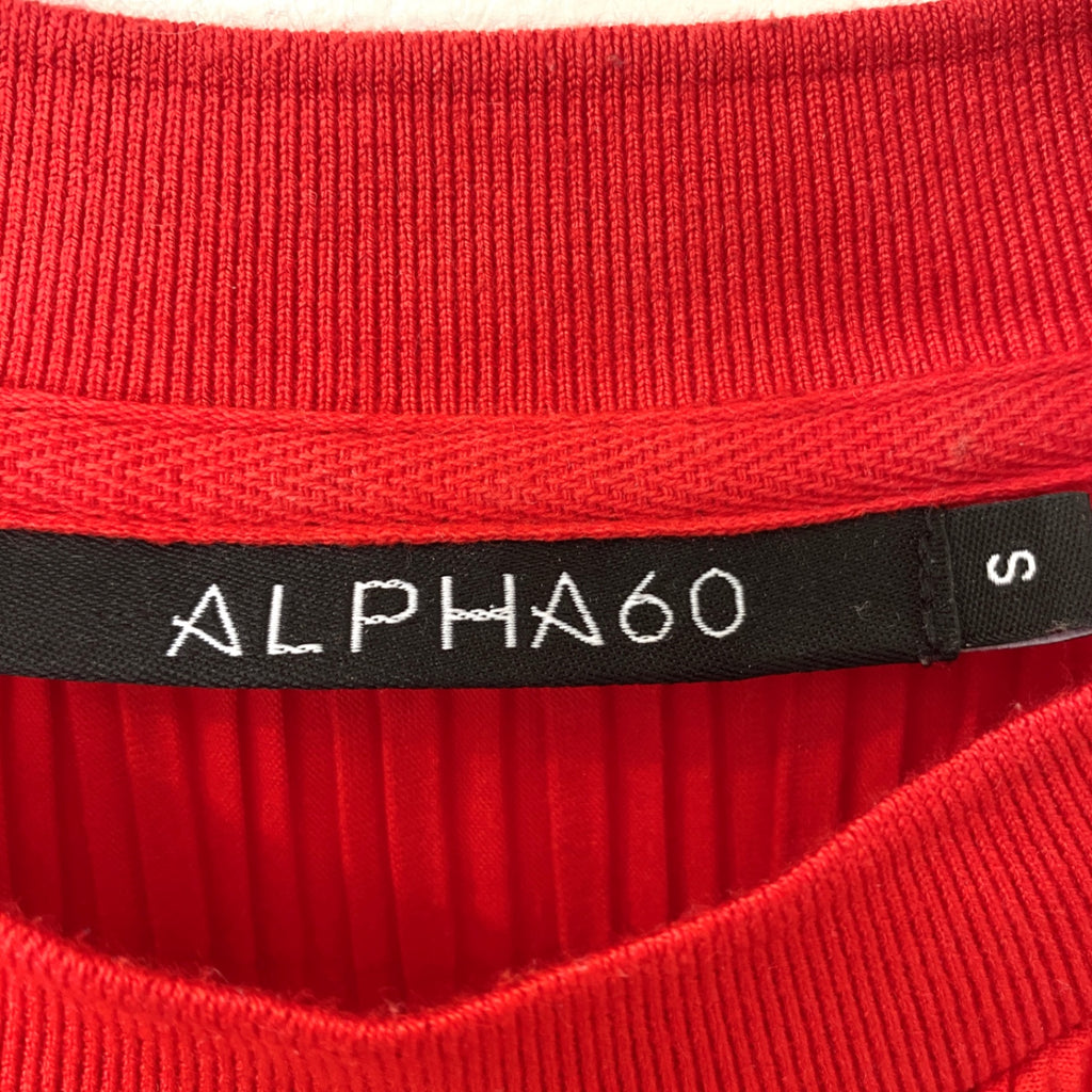 LOOP - ALPHA60 Ribbed Top, Sz S (#360)