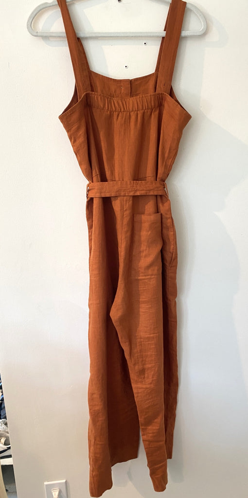 LOOP - Everlane Linen Belted Jumpsuit, Sz 2 (#108)