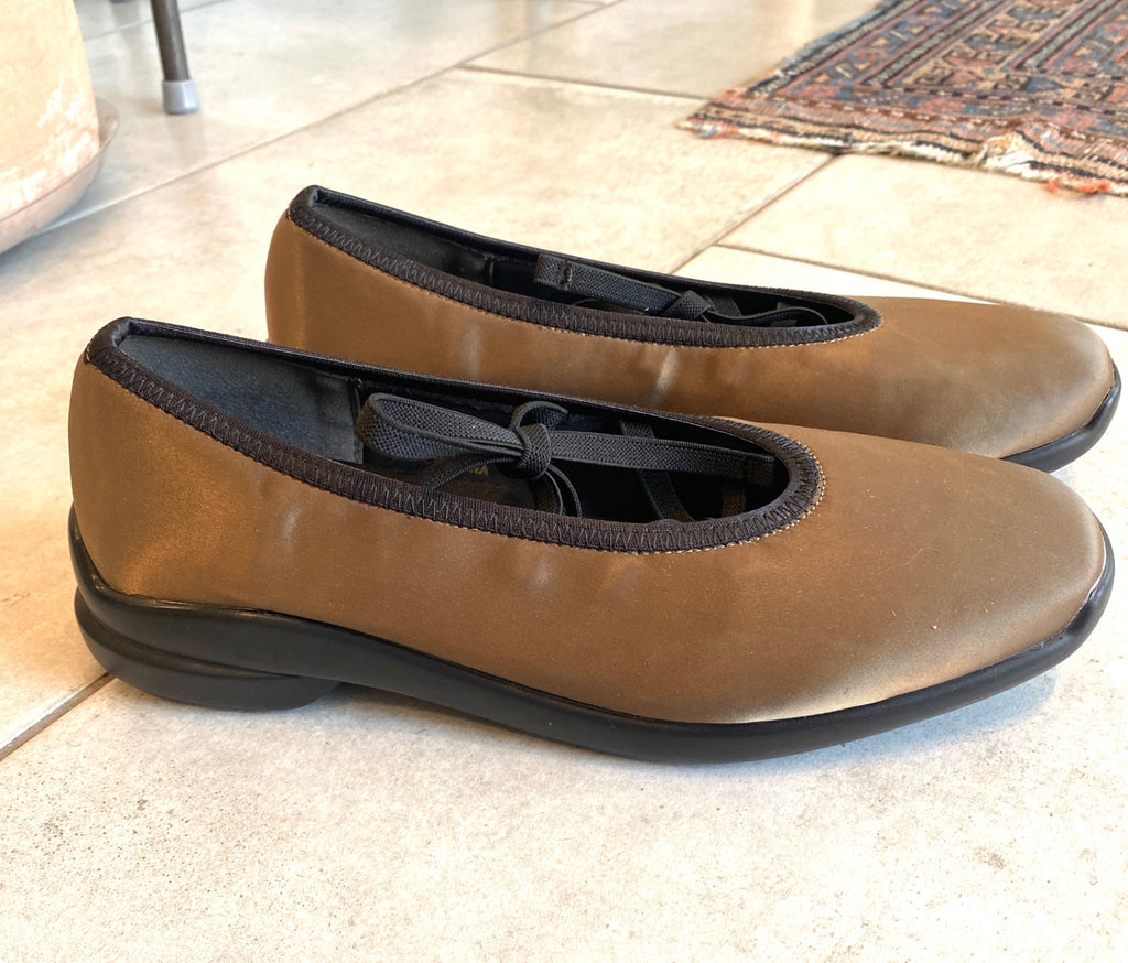 LOOP - Rode Sko Ballet Flats, Sz 7.5 (#380)