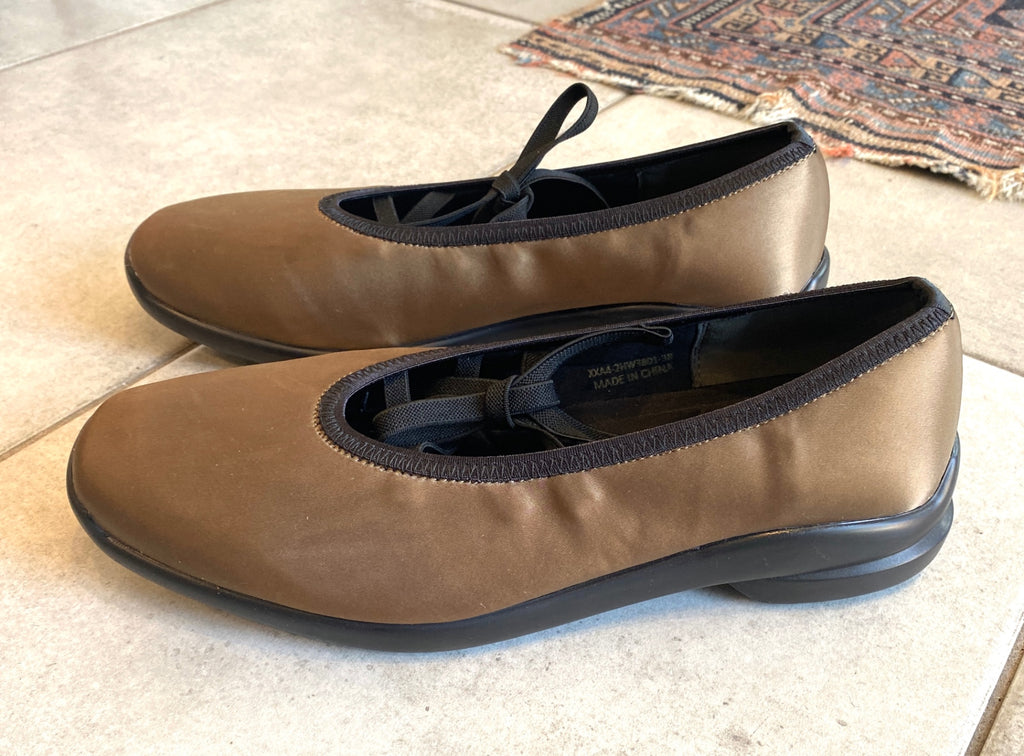 LOOP - Rode Sko Ballet Flats, Sz 7.5 (#380)