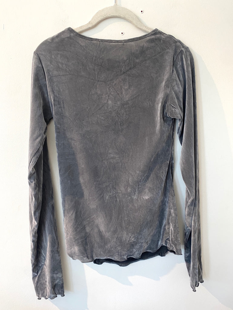 LOOP - KBF Crushed Velvet Top, Sz S (#380)