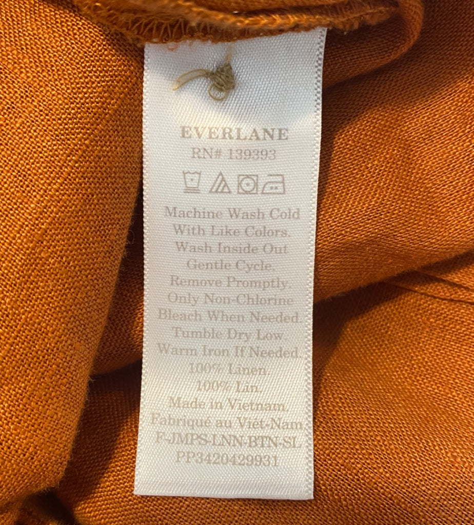 LOOP - Everlane Linen Belted Jumpsuit, Sz 2 (#108)