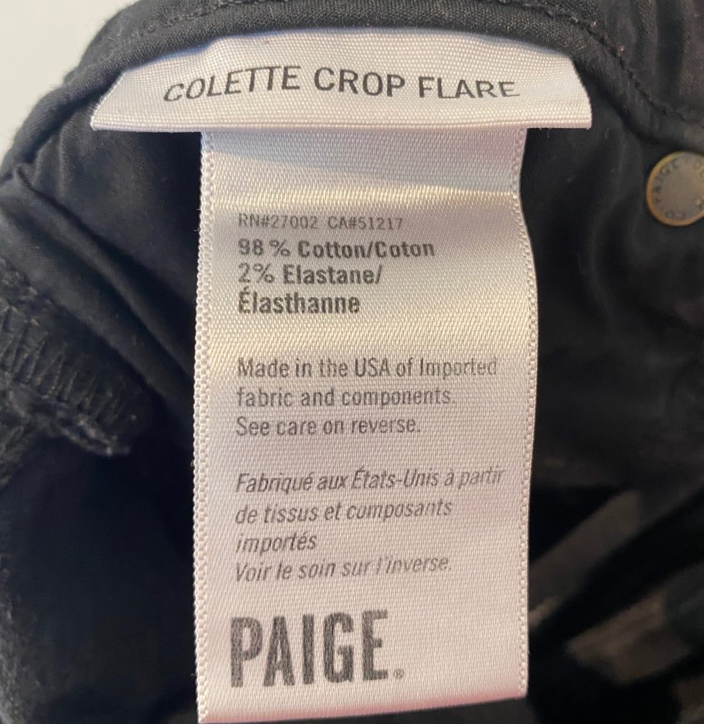 LOOP - Paige Colette Crop Flare, Sz 30 (#315)