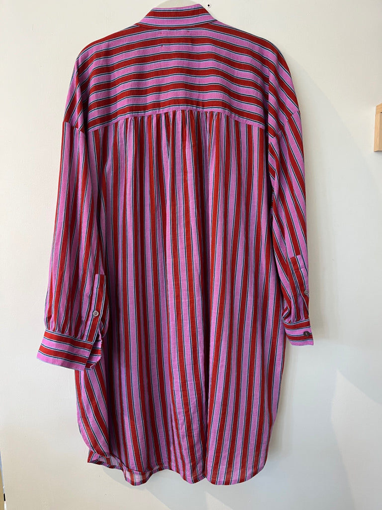 LOOP - Xirena, Striped Shirt-Dress, Sz S(#414)