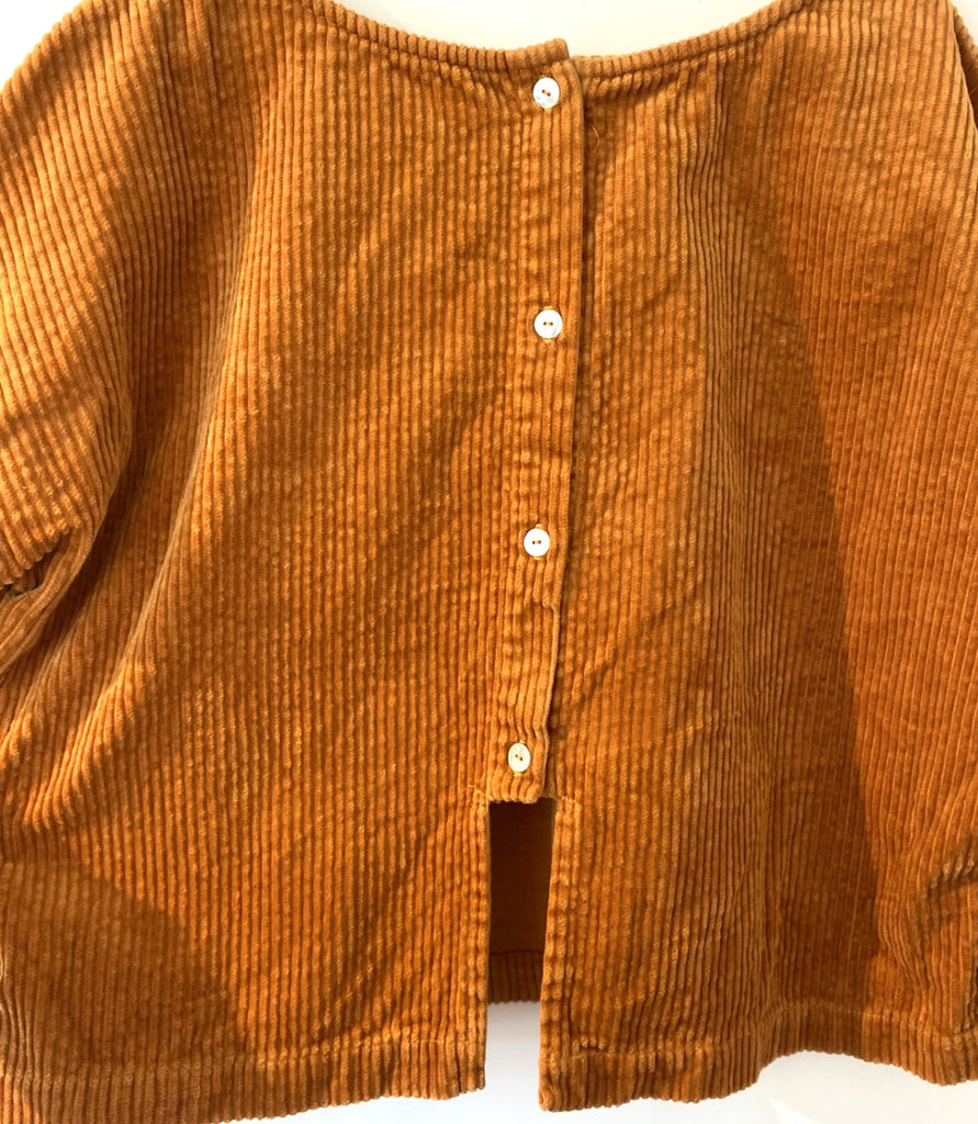 LOOP - Sugar Candy Mountain Corduroy Gwen Top, Sz M (#451)