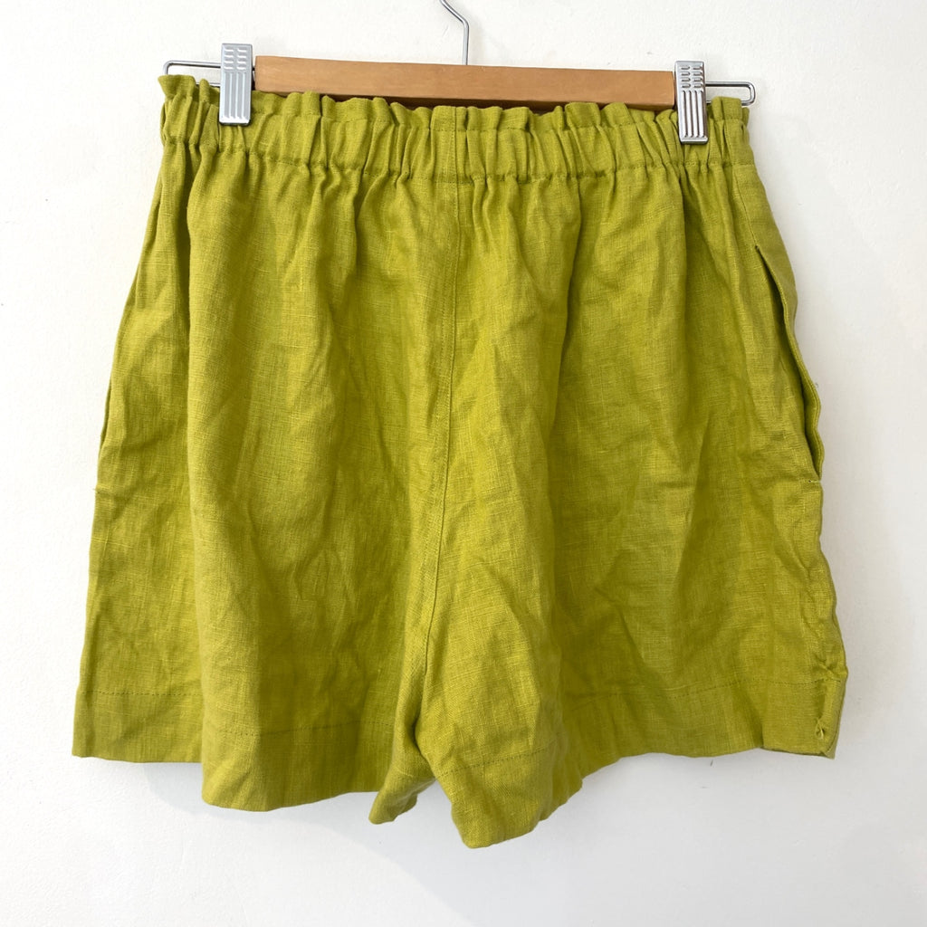 LOOP - Shelter Linen Shorts, Sz S (#163)