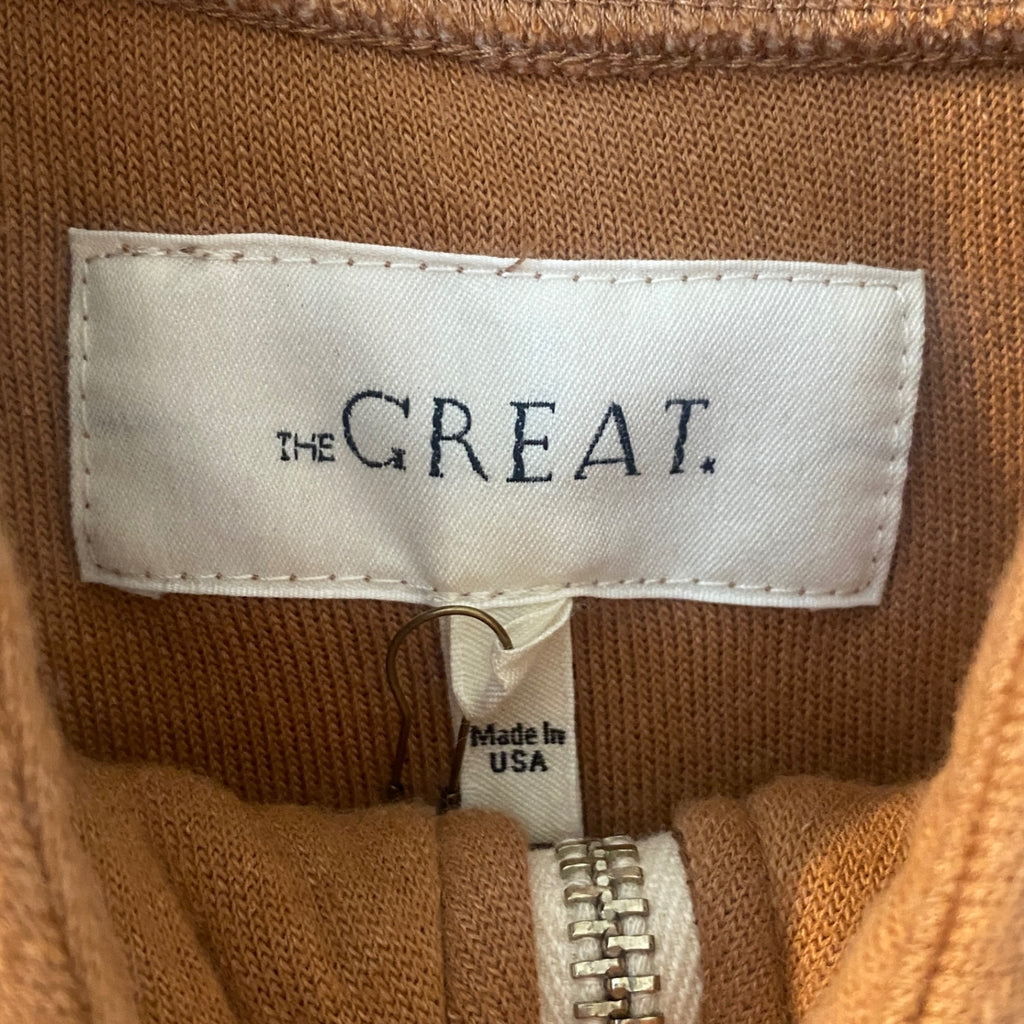 LOOP - The Great. Slouch Trail Sweatshirt Fawn, Sz 3 (#453)